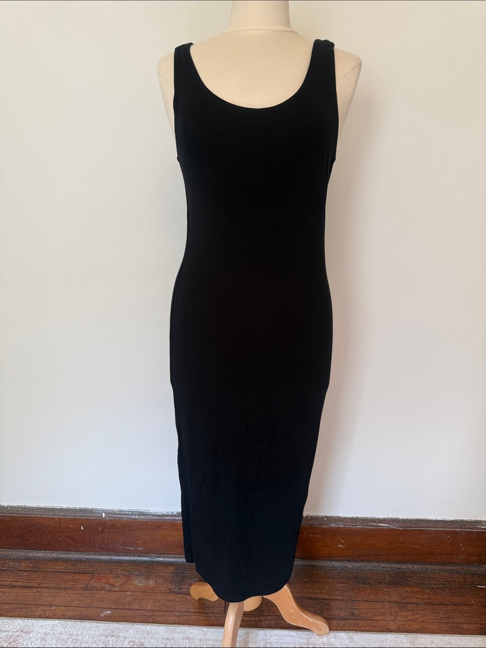 Bar III Black Sleeveless Maxi Dress